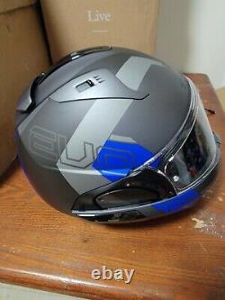Shark EVO-One 2 Slasher Modular Helmet Gray/Black/Blue, Size Small