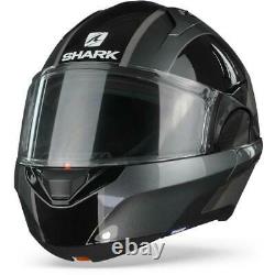 Shark Evo ES Endless Anthracite Black Modular Helmet, Flip up, Free Shipping