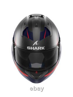 Shark Evo ES Kryd Mat Anthracite Blue Red ABR Modular Helmet New! Fast Ship