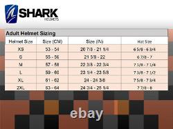 Shark Evo-One-2 Slasher Dark Grey-Black-Blue Helmet size 2X-Large