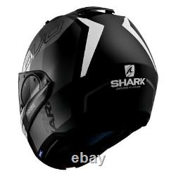 Shark Helmets Evo-One 2 Slasher Matte X-Large Black/Gray/White Modular Helmet