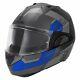 Shark Helmets Evo-one 2 Slasher Small Dark Gray/black/blue Modular Helmet