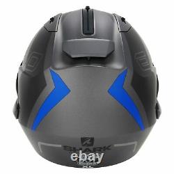 Shark Helmets Evo-One 2 Slasher Small Dark Gray/Black/Blue Modular Helmet