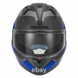 Shark Helmets Evo-One 2 Slasher Small Dark Gray/Black/Blue Modular Helmet