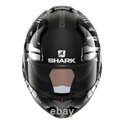 Shark Modular Helmet EVO-ONE 2 Lithion Dual Black/Chrome/Dark Grey