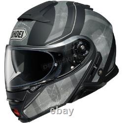 Shoei Helmets Matte Gray/Black Neotec II Jaunt TC-5 Helmet 0116-1405-04