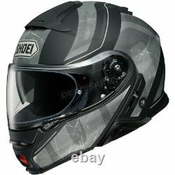 Shoei Matte Gray/Black Neotec II Jaunt TC-5 Helmet (Adult M) 0116-1405-05