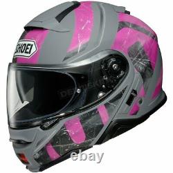 Shoei Matte Gray/Purple/Black Neotec II Jaunt TC-7 Helmet(Adult X-L)0116-1407-07