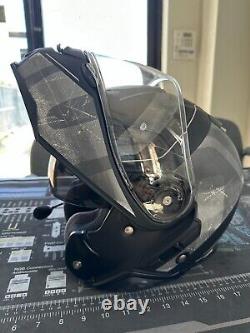 Shoei Neotec II Jaunt Helmet Black/Grey MED WITH SENA SRL II Bluetooth Headset