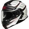 Shoei Neotec Ii Splicer Modular Helmet Matte White/black/grey, All Sizes