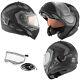 Snowmobile Helmet Electric Modular Ckx Tranz Rsv 1.5 Ams Omeg Mat Grey Xsmall
