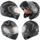 Snowmobile Helmet Modular Flip Up Ckx Tranz Rsv 1.5 Ams Omeg Mat Grey 2xlarge