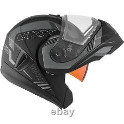 Snowmobile Helmet Modular Flip Up CKX Tranz RSV 1.5 AMS Omeg Mat Grey 2XLarge
