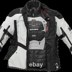 Spidi Modular H2Out CE Textile Motorcycle Jacket Black / Grey