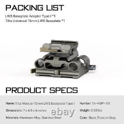 Tilta Full Camera Cage Basic Kit With Top Handle Baseplate For Panasonic S5 II/IIX