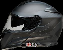 Z1R Solaris Modular Scythe Motorcycle Helmet GREY BLACK