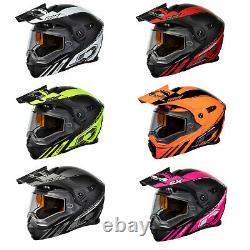 Adult Castle X Dual Sport Modular Snowmobile Helmet Dot Cx950 Task Atv Utv Sxs
