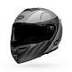 Bell Srt Modular Presence Motorcycle Helmet Matte/gloss Black/gray Lg