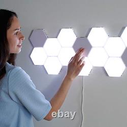 Carreaux Muraux York Modular Touch Wall Hexagon Lumière Murale, Panneaux Led Lumineux Pour A