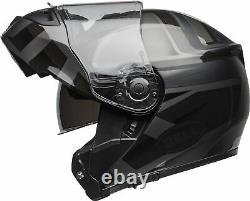 Casque De Moto À Prédateur Modulaire Noir/gris Noir Pour Adulte Bell Dot Ece