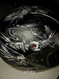 Casque De Moto Bell Qualifier Skull Flare Matte Black/gray