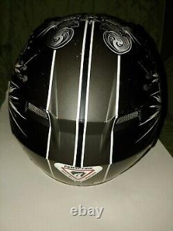 Casque De Moto Bell Qualifier Skull Flare Matte Black/gray