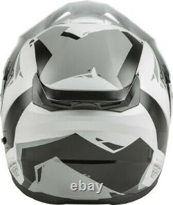 Casque Modulaire Du Sommet De L'odyssée De Fly Racing (noir/blanc/grey) XL