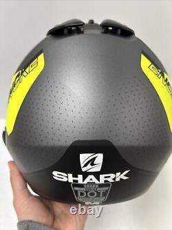 Casque Shark EVO GT ENCKE Gris mat/jaune avec noir, taille moyenne