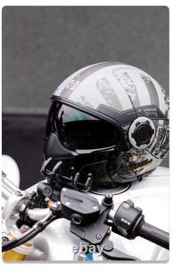 Casque de guerrier de moto Capacetes Para Moto Casques intégraux modulables pour moto