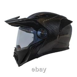 Casque de moto intégral DOT Daytona C6 Grey Carbon Fiber Anti Fog M2-G