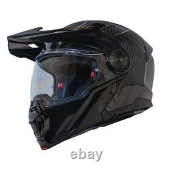 Casque de moto intégral DOT Daytona C6 Grey Carbon Fiber Anti Fog M2-G