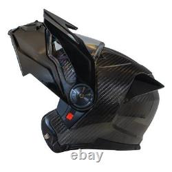 Casque de moto intégral DOT Daytona C6 Grey Carbon Fiber Anti Fog M2-G