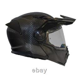 Casque de moto intégral DOT Daytona C6 Grey Carbon Fiber Anti Fog M2-G