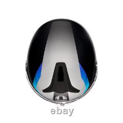 Casque de moto modulaire AGV Tourmodular Stray Matt Noir Gris Bleu. NOUVEAU