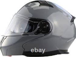 Casque de moto modulaire à visière double intégrale à face avant basculante Viper Rs-v345