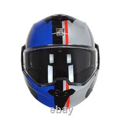 Casque de moto ouvrable Scorpion Exo Tech Force Noir Gris Rouge Bleu TG L