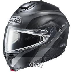 Casque de neige modulaire HJC Noir/Gris C91MC-5SF avec écran à double lentille (Adulte L) 2107-754