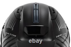 Casque modulable Shark Helmets Evo-One 2 Lithion Dual noir/chrome/gris en taille L