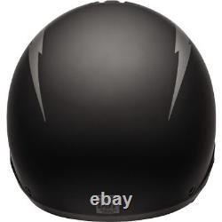 Casque modulaire Bell Helmets Broozer Arc, noir mat/gris, toutes les tailles.