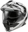 Casque Modulaire Dual Sport Fly Racing Odyssey Summit Noir/blanc/grise
