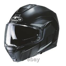 Casque modulaire HJC i100 Beis 2X Noir/Gris