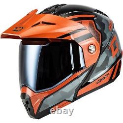 Casque modulaire MD-74 Striker avec visière fumée Noir/Gris/Orange XL M17411257