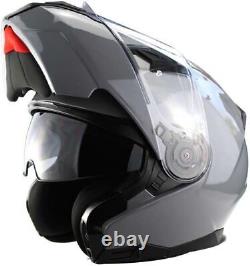 Casque modulaire de moto à visage complet Viper Rs-v345 Flip Front avec double visière
