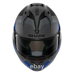 Casques De Requin Evo-one 2 Slasher X-large Dark Gray/black/blue Modular Helmet