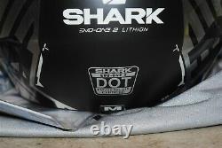 Casques Shark Evo-one 2 Lithion Dual Modular Casque Moyen Noir/chrome
