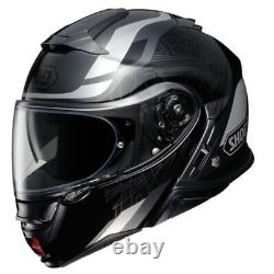 Casques de moto modulables Shoei Neotec II MM93 TC-5 noir/gris/argent à double voie