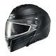 Hjc Adulte I90 Modular Davan Snow Helmet Withdual Pane Shield Black/grey 2xl