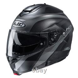 Hjc C91 Taly Full-face Modular Flip Up Street Helmet Mc5sf Grey Black XXXXL 4xl