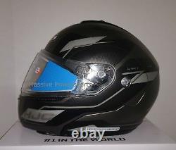 Hjc Cl-max3 Flow Snowmobile Helmet Gray Black MD Medium Modular Sunscreen