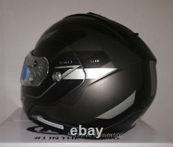 Hjc Cl-max3 Flow Snowmobile Helmet Gray Black Sm Petit Écran Solaire Modulaire